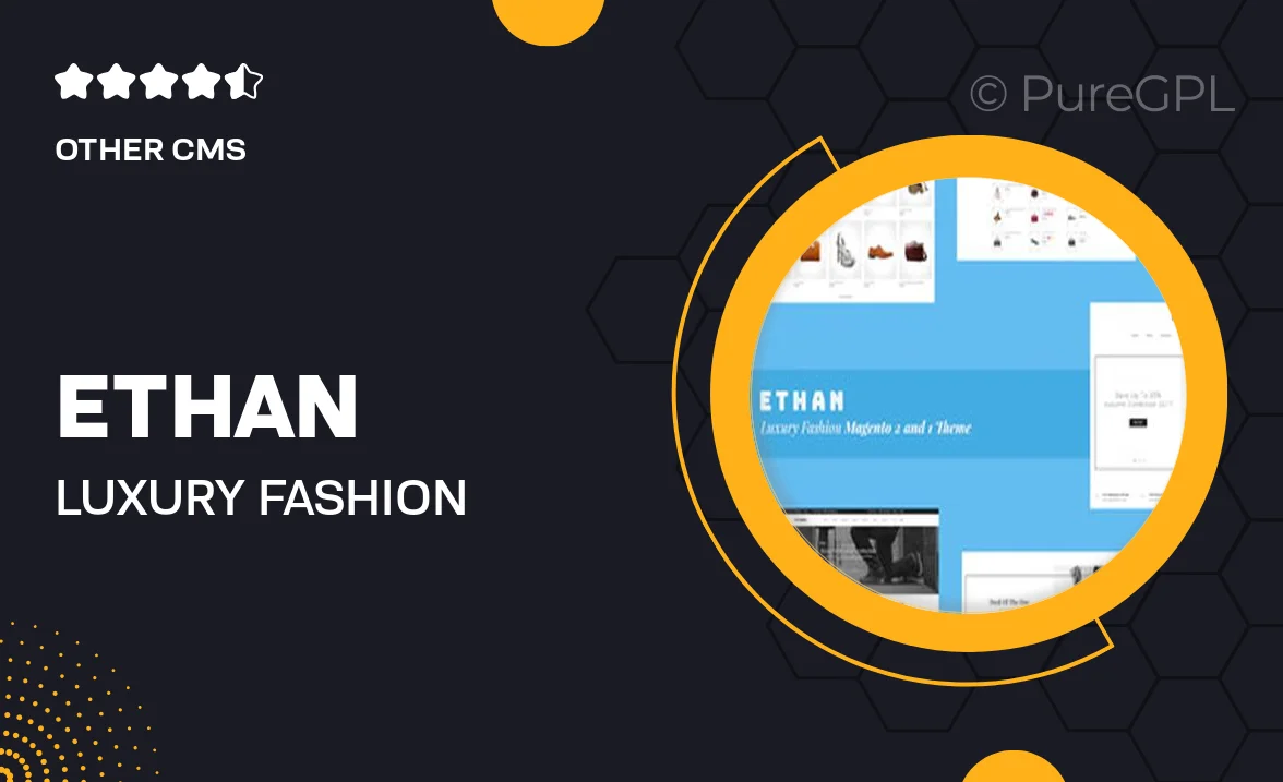 ETHAN – Luxury Fashion Magento 2 And 1 Theme