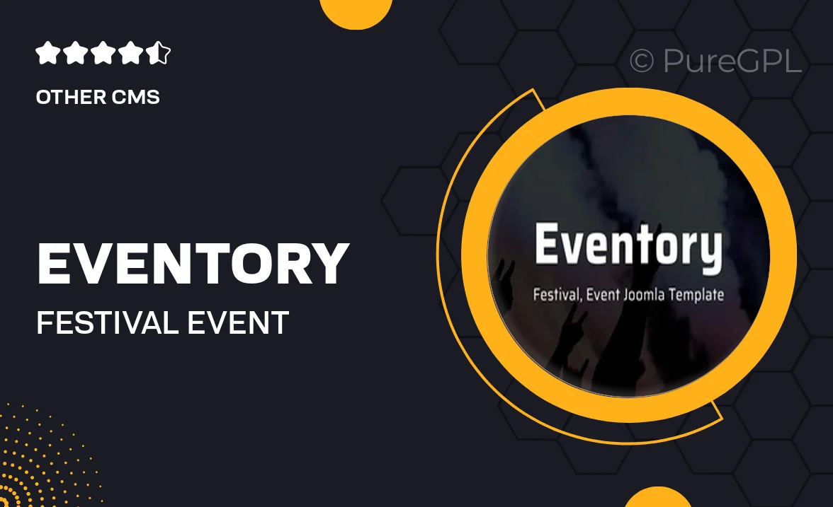 Eventory – Festival & Event Joomla Template