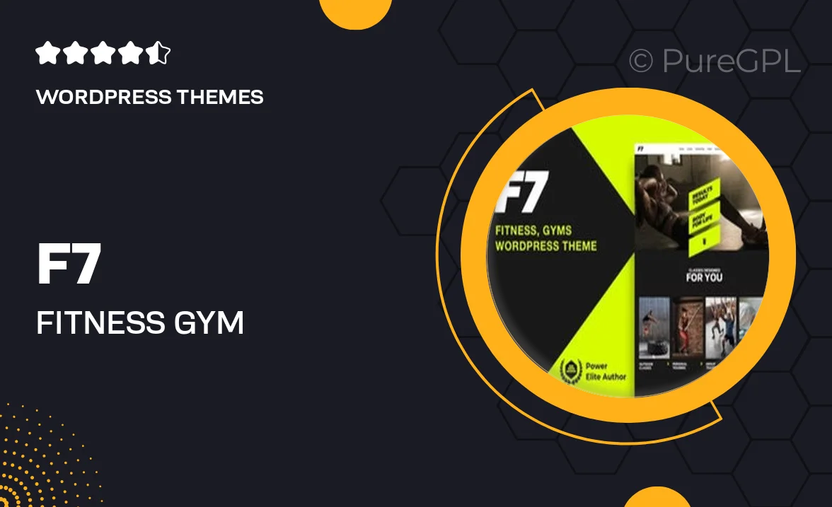 F7 – Fitness Gym WordPress Theme