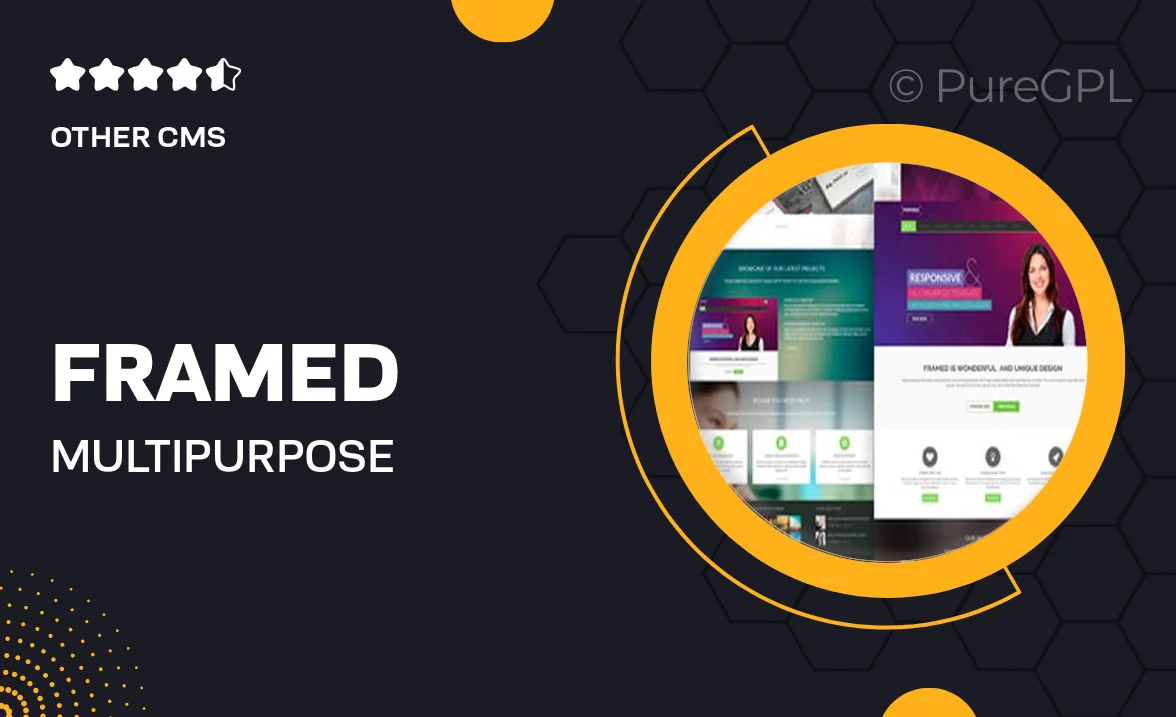 Framed – Multi-Purpose Responsive Joomla Template