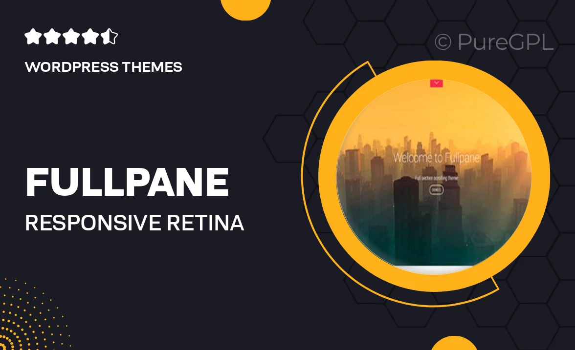 Fullpane – Responsive & Retina Ready WordPress Theme