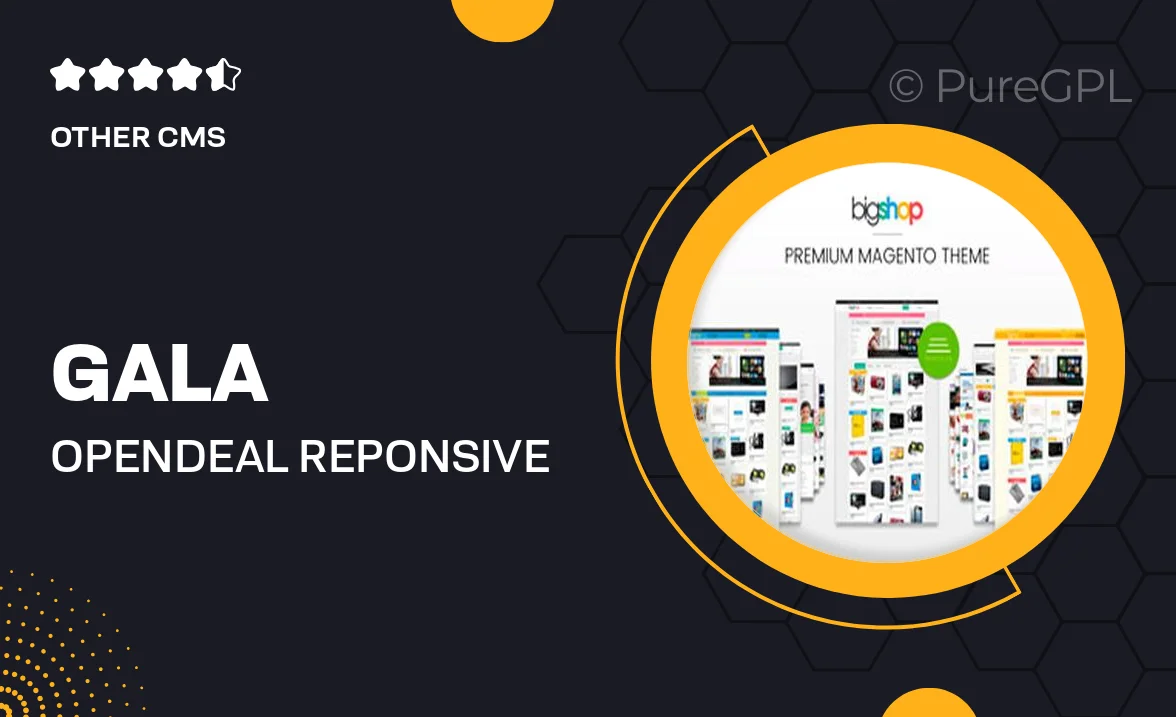 Gala – Opendeal Reponsive Magento Theme CE 1.9