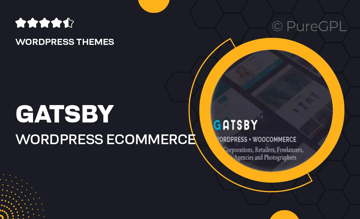 Gatsby – WordPress + eCommerce Theme