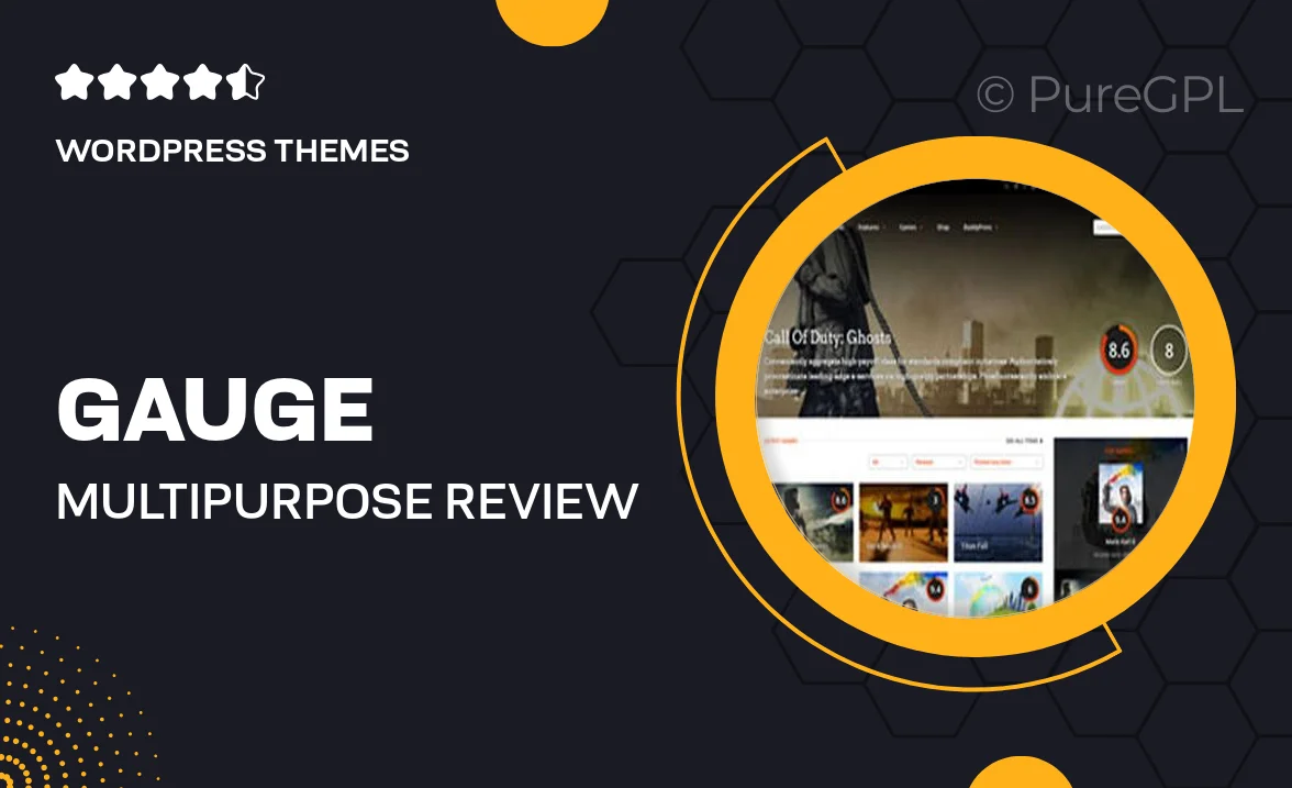 Gauge – Multi-Purpose Review Theme