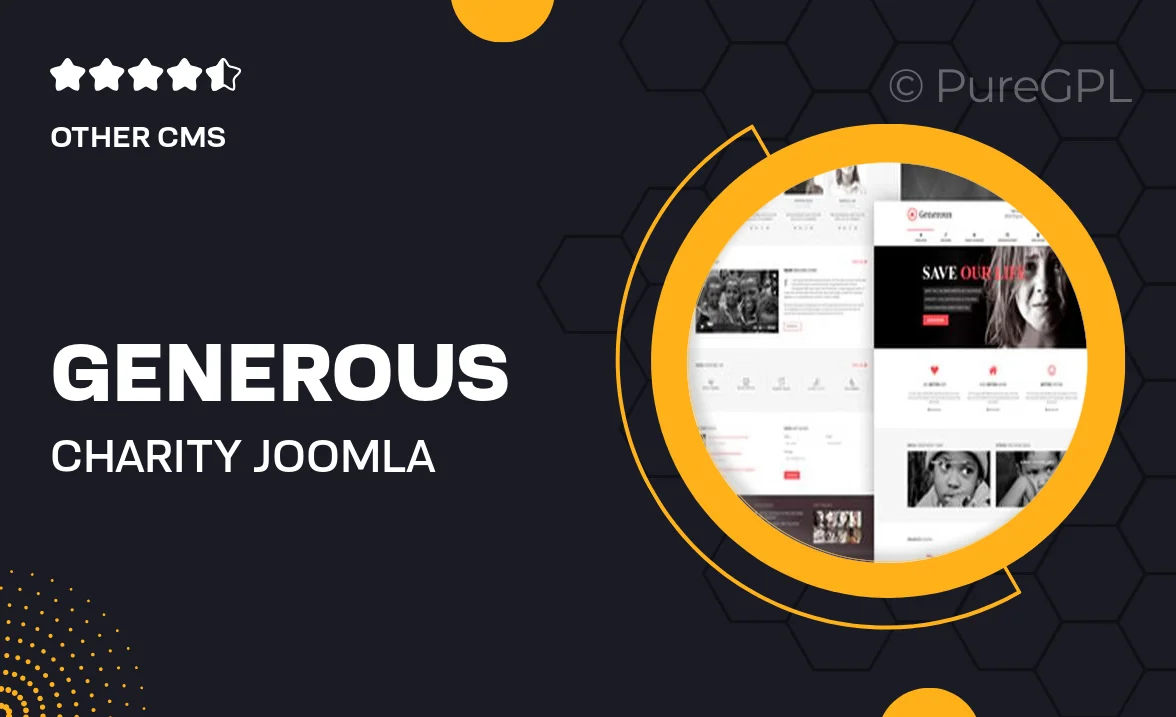 Generous – Charity Joomla Template