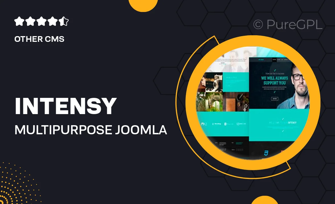 Intensy – Multipurpose Joomla Template