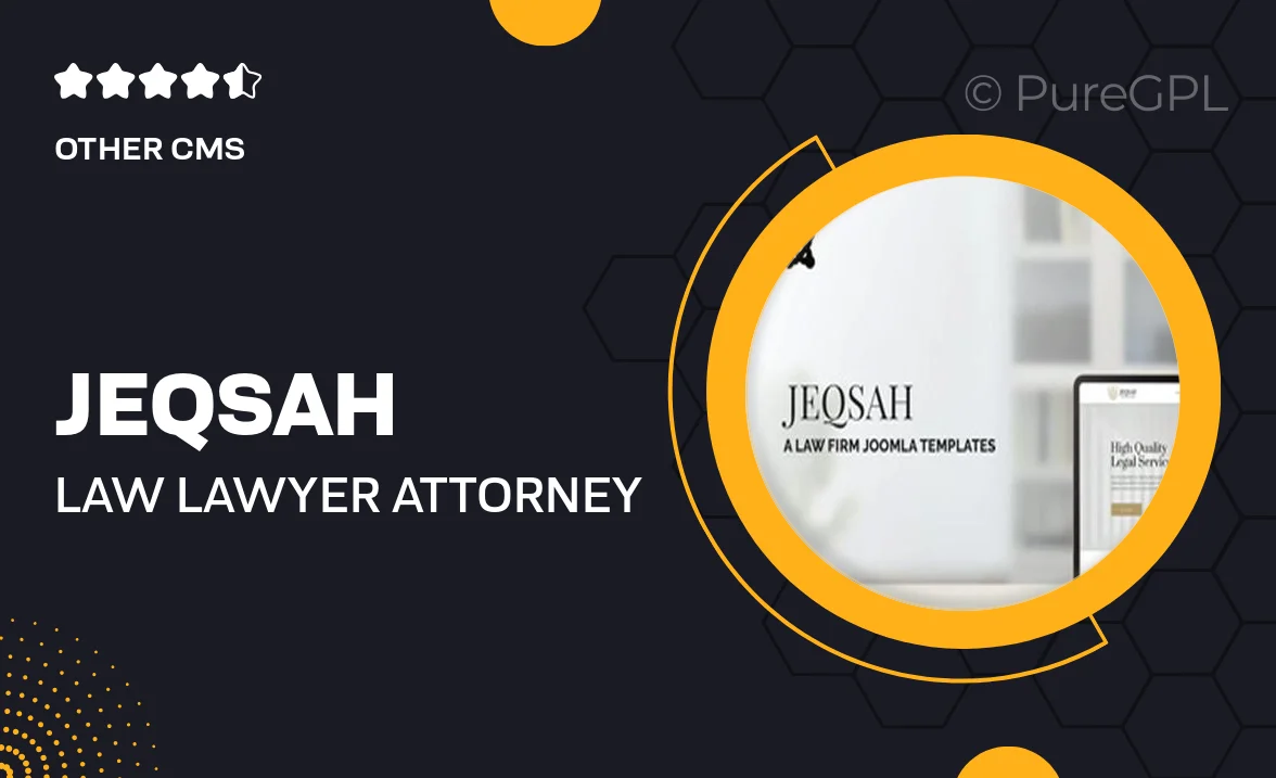 Jeqsah – Law Lawyer & Attorney Joomla Templates