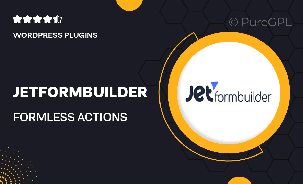 JetFormBuilder Formless Actions Endpoints