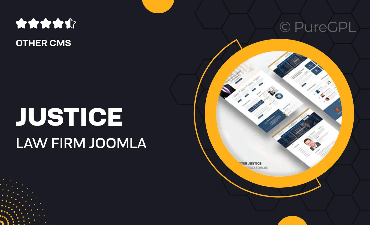 Justice – Law Firm Joomla Template