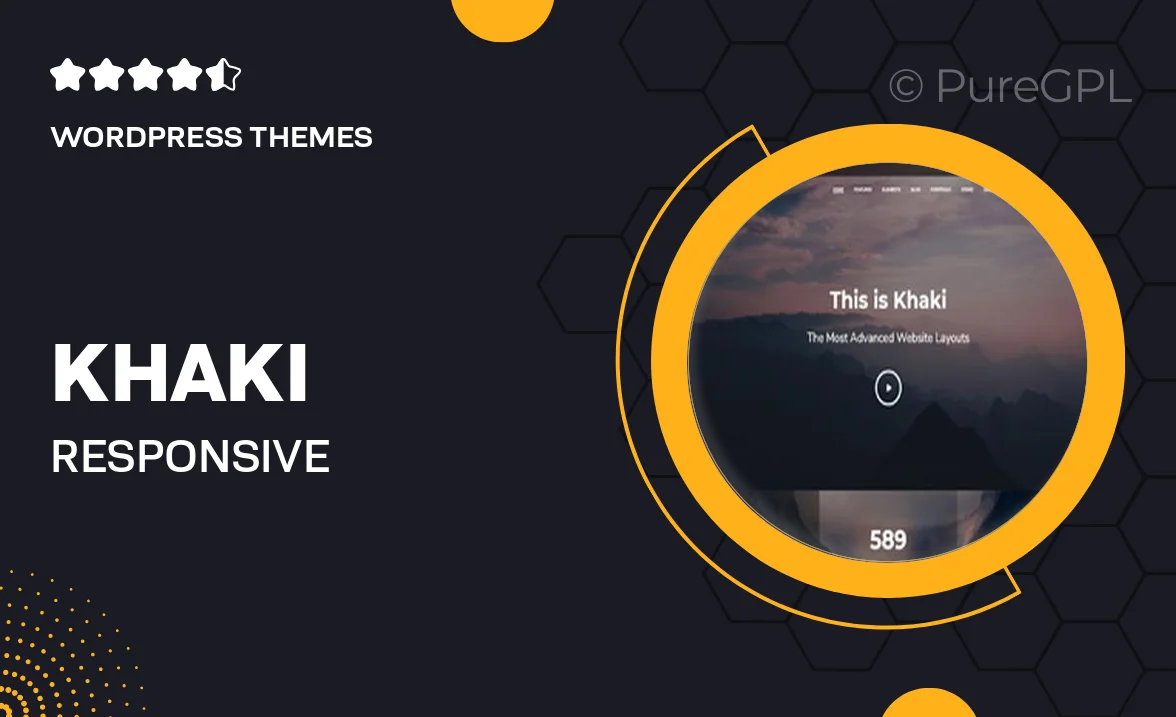 Khaki | Responsive Multi-Purpose WordPress Theme