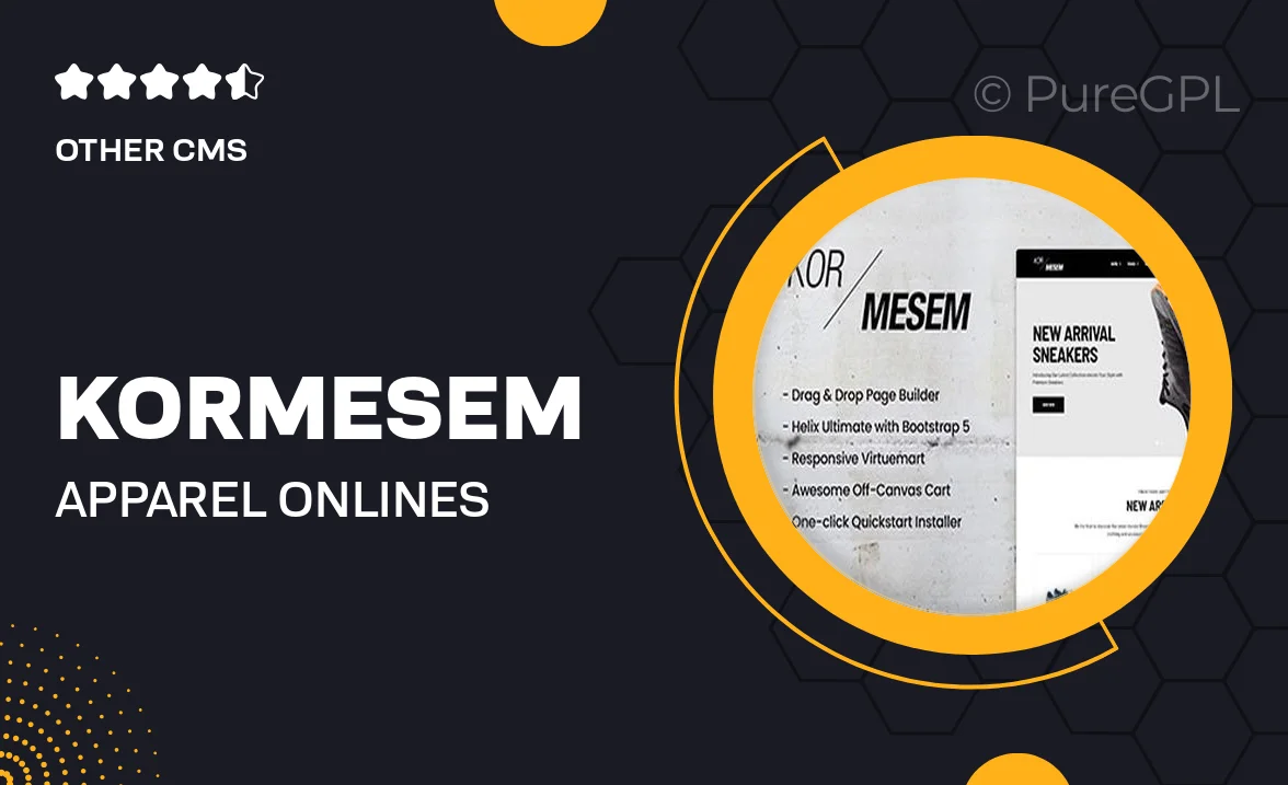 Kormesem – Apparel Onlines Store Virtuemart Joomla Template