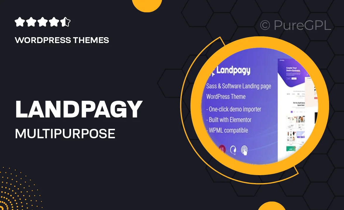 Landpagy – Multipurpose Landing page WordPress Theme