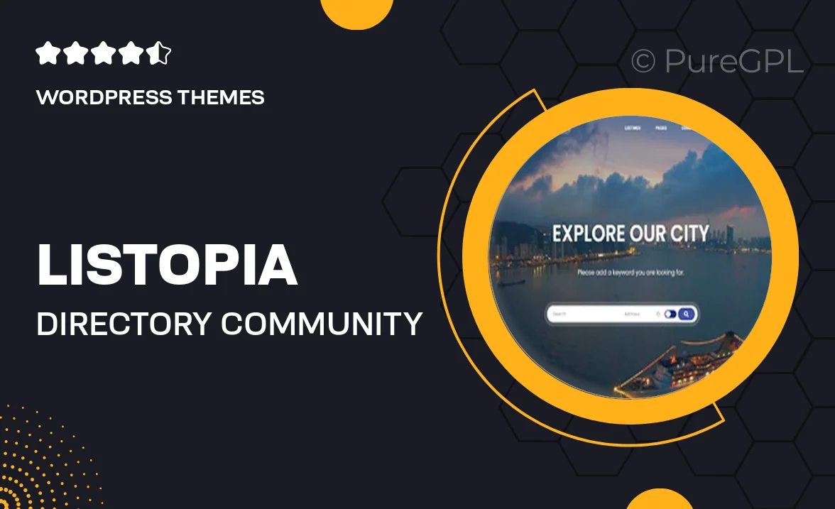 Listopia – Directory, Community WordPress Theme