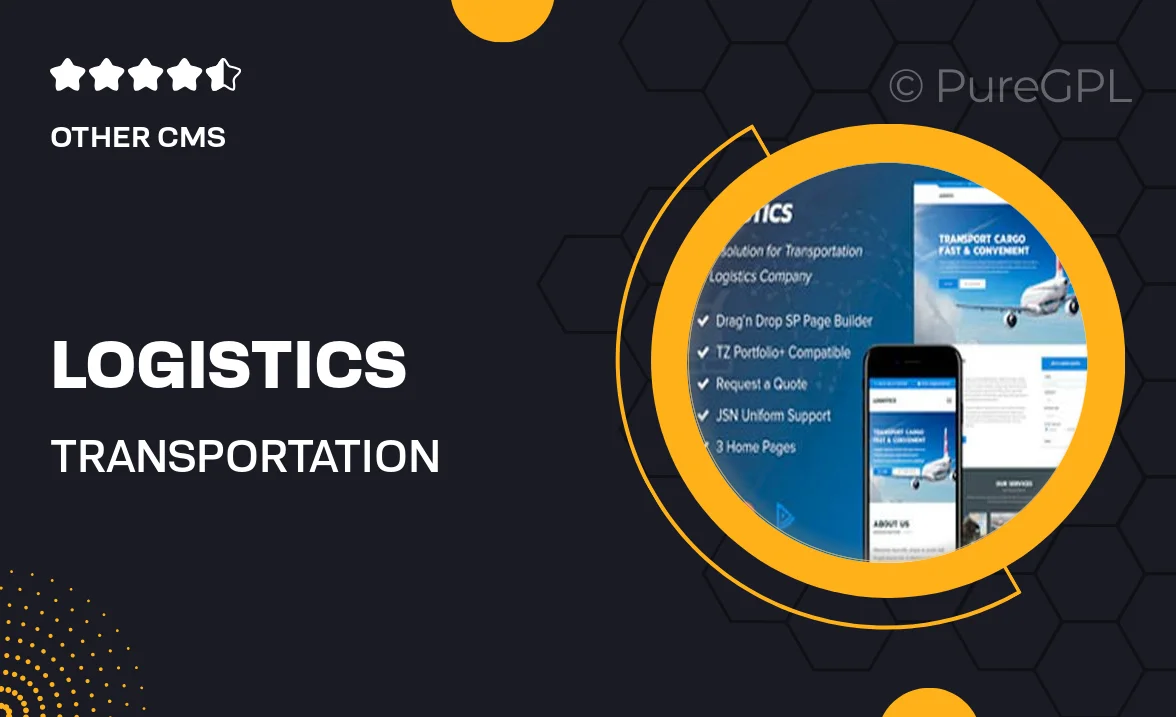 Logistics – Transportation Joomla Template