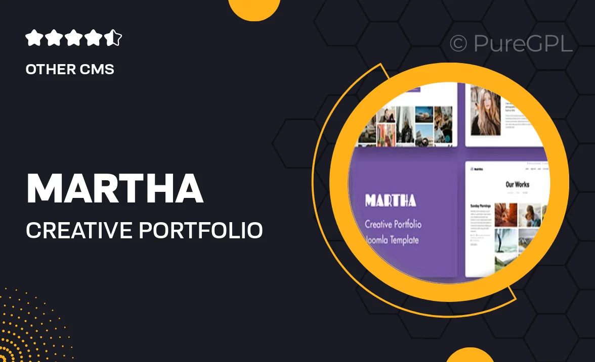 Martha | Creative Portfolio Joomla Template