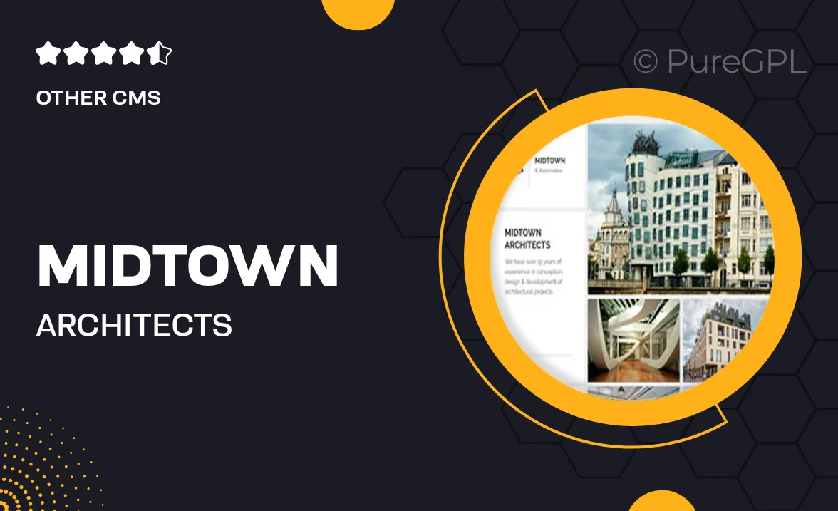 Midtown Architects – Responsive Business Joomla Portfolio Template