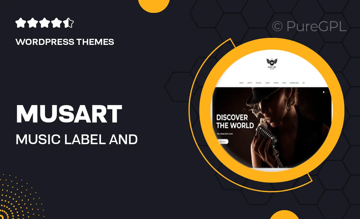 Musart – Music Label and Artists WordPress Theme