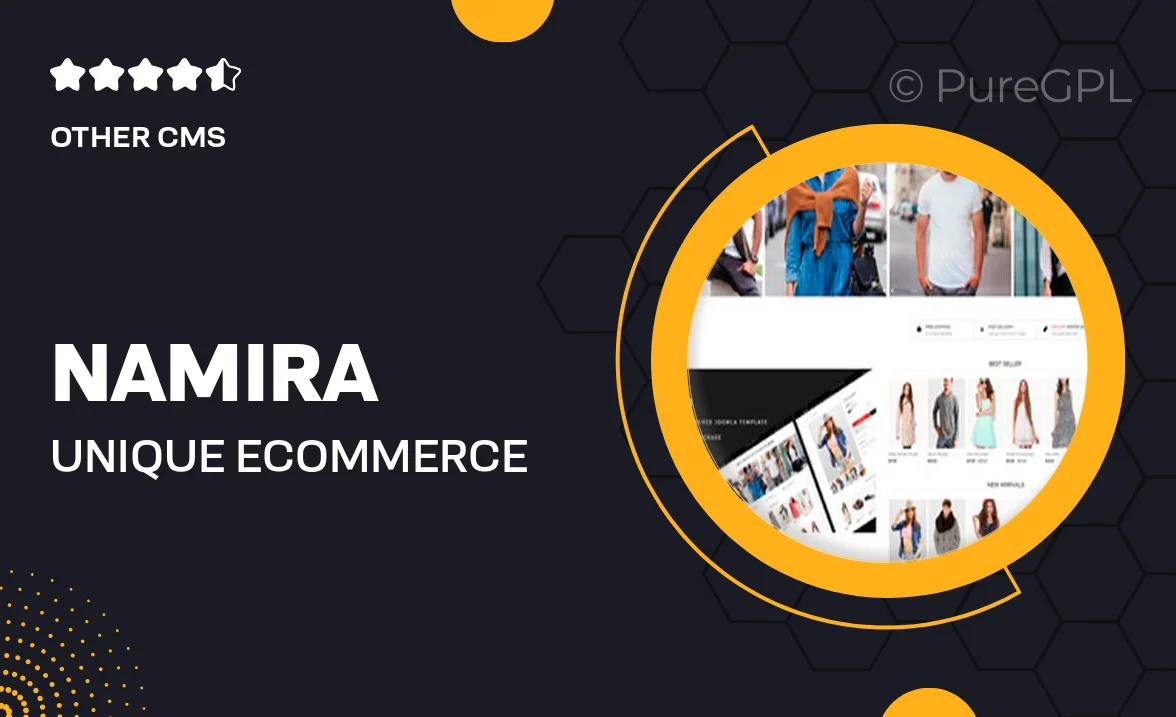 Namira – Unique eCommerce J2Store Joomla Template