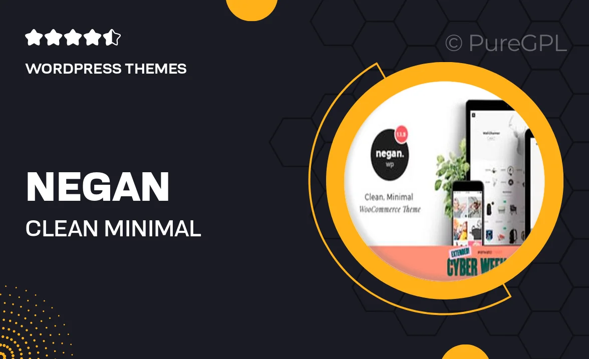 Negan – Clean, Minimal WooCommerce Theme