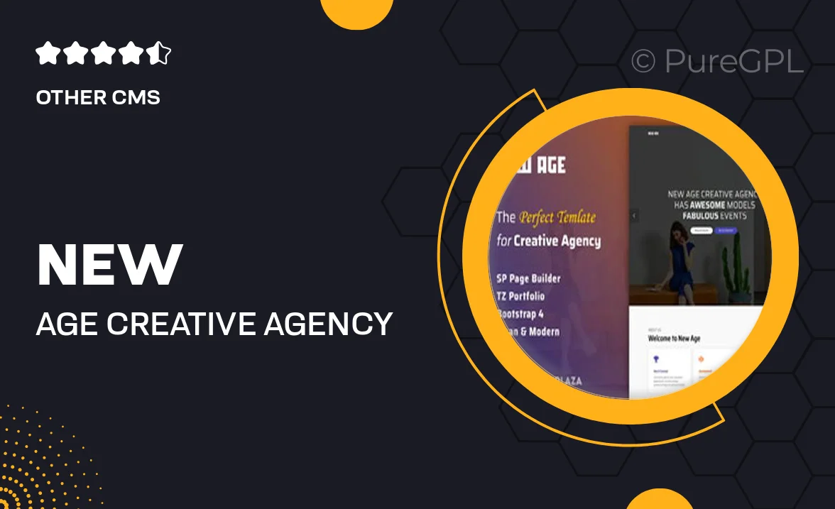 New Age – Creative Agency Joomla Template