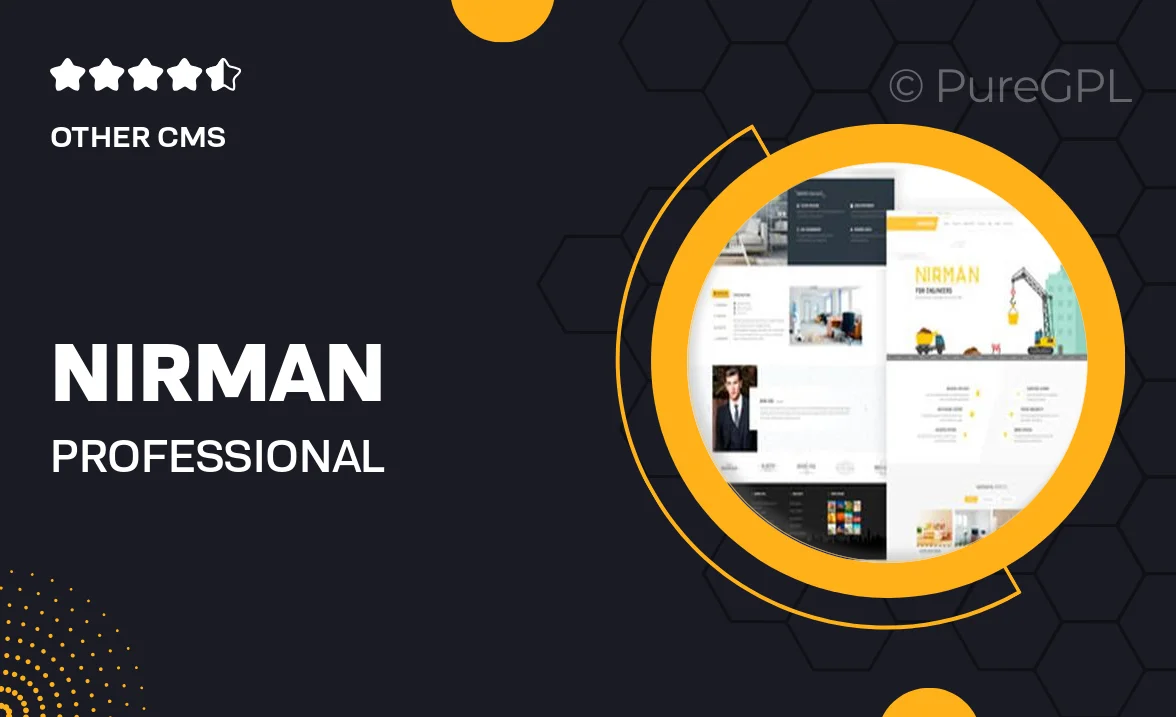 Nirman – Professional Construction Joomla Template