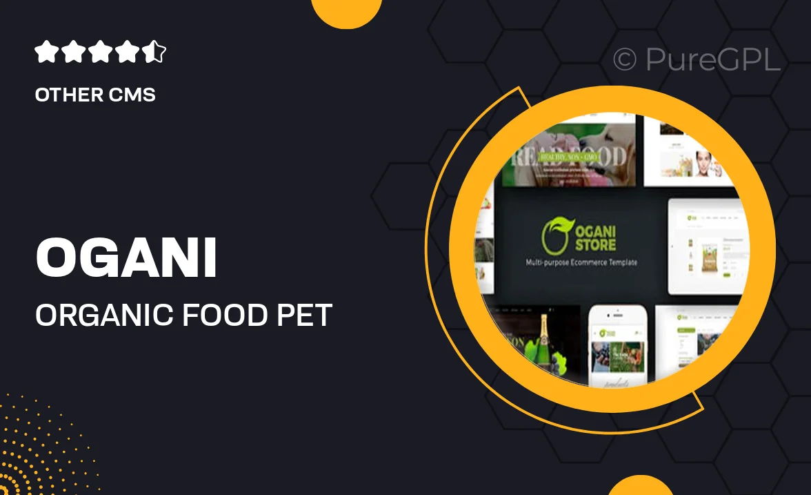 Ogani – Organic, Food, Pet, Alcohol Cosmetics Magento Theme