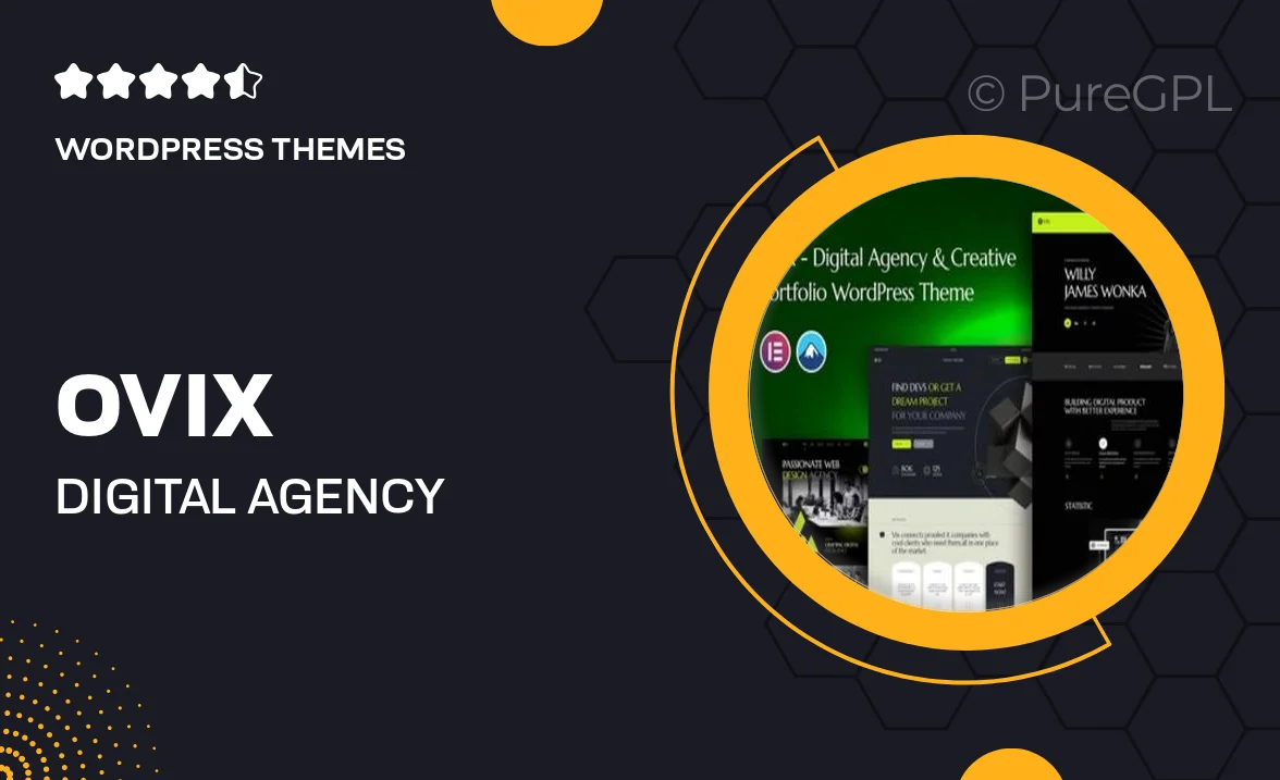 Ovix – Digital Agency & Creative Portfolio WordPress Theme