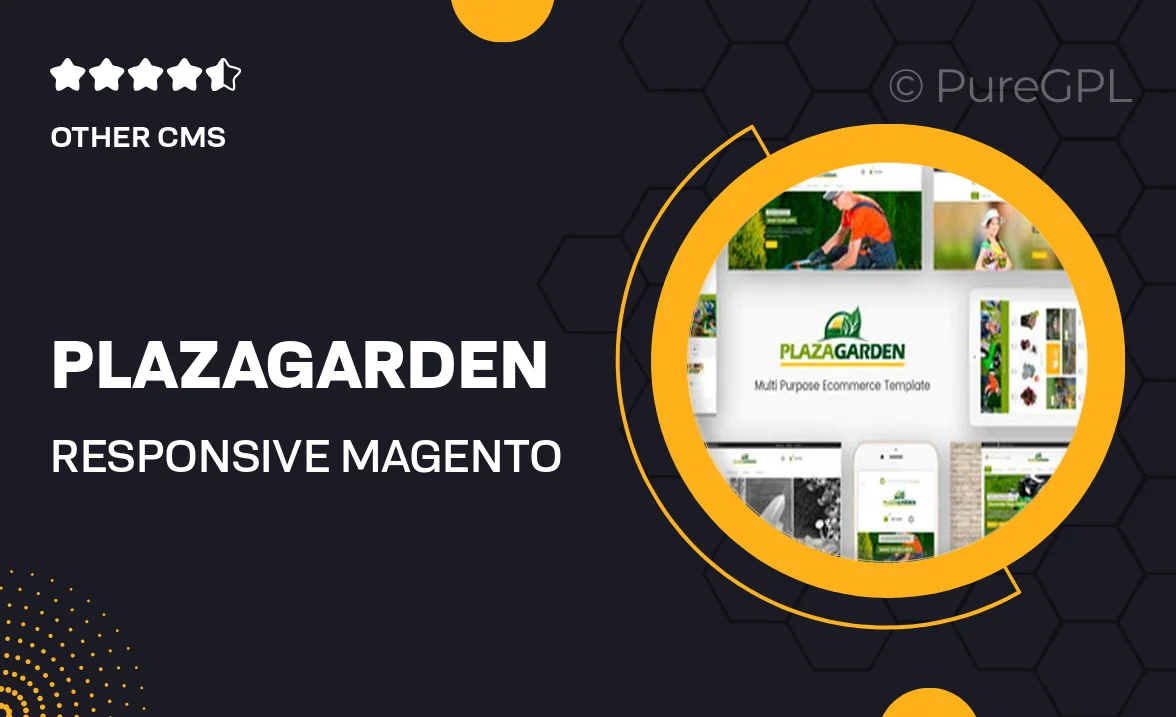 PlazaGarden – Responsive Magento Theme