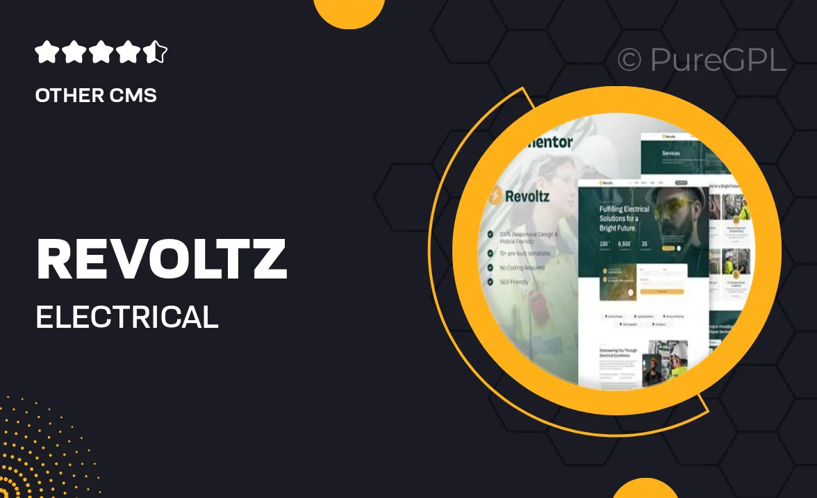 Revoltz – Electrical Installation & Maintenance Elementor Template Kit