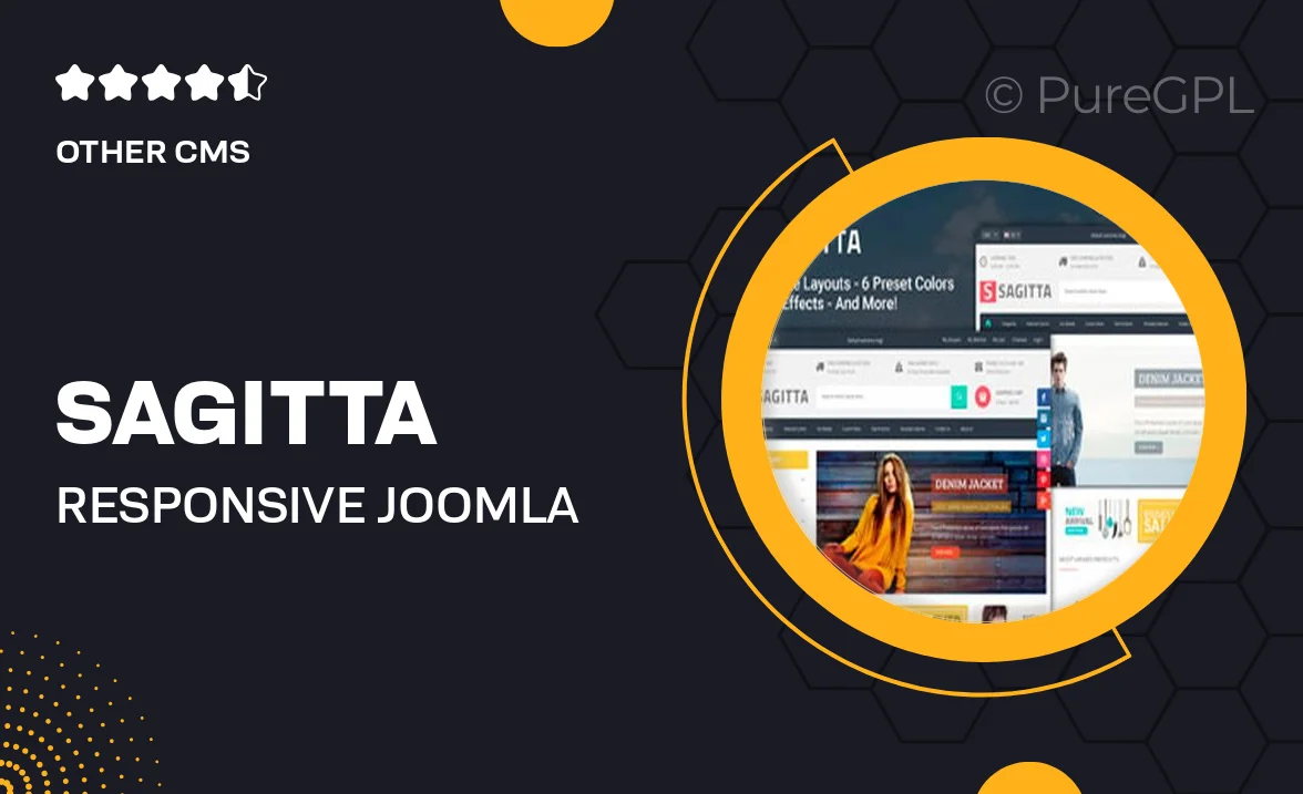 Sagitta – Responsive Joomla eCommerce Template