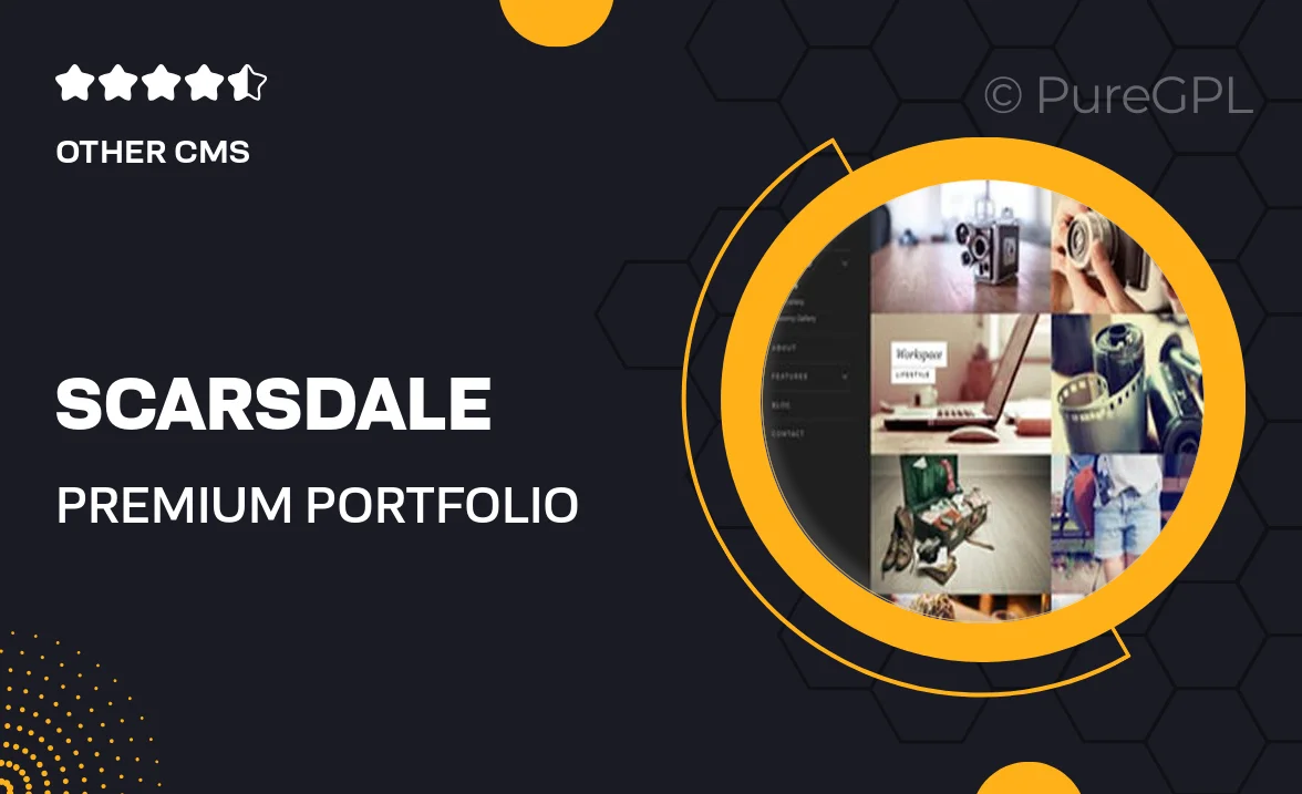 Scarsdale – Premium Portfolio & Photography Joomla Template