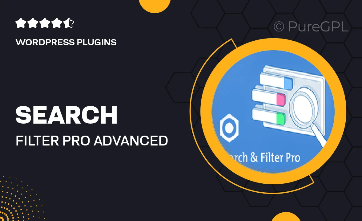 Search & Filter Pro | Advanced Filtering for WordPress