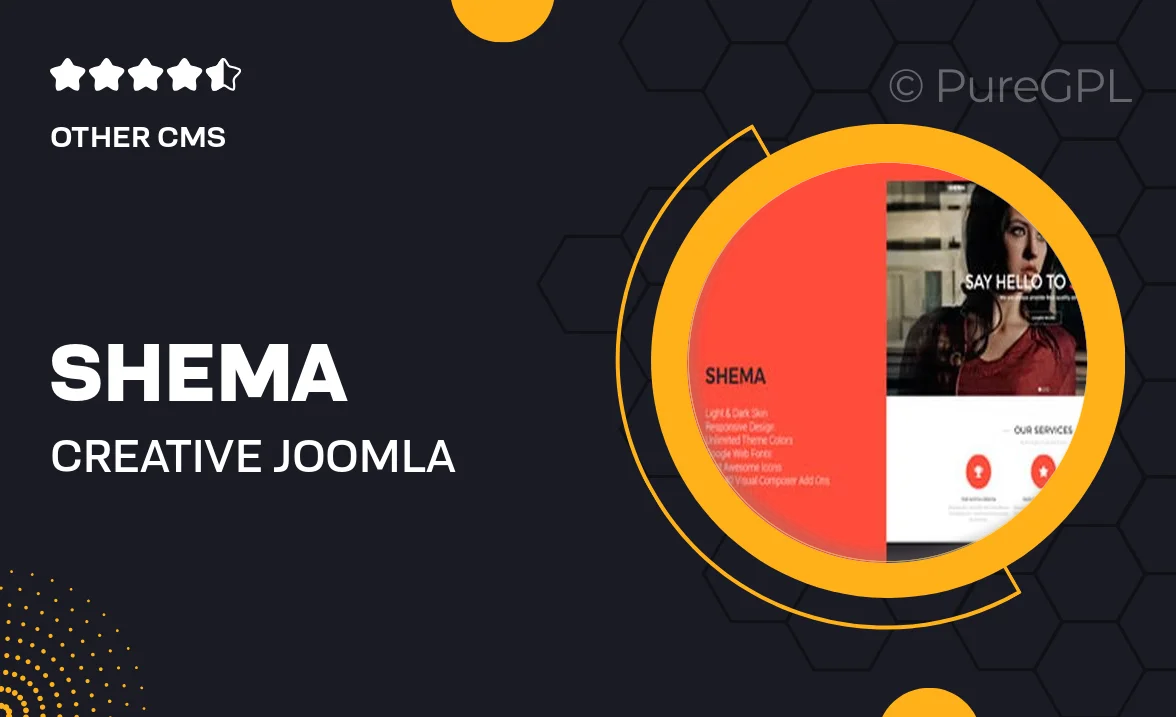 Shema – Creative Joomla Template