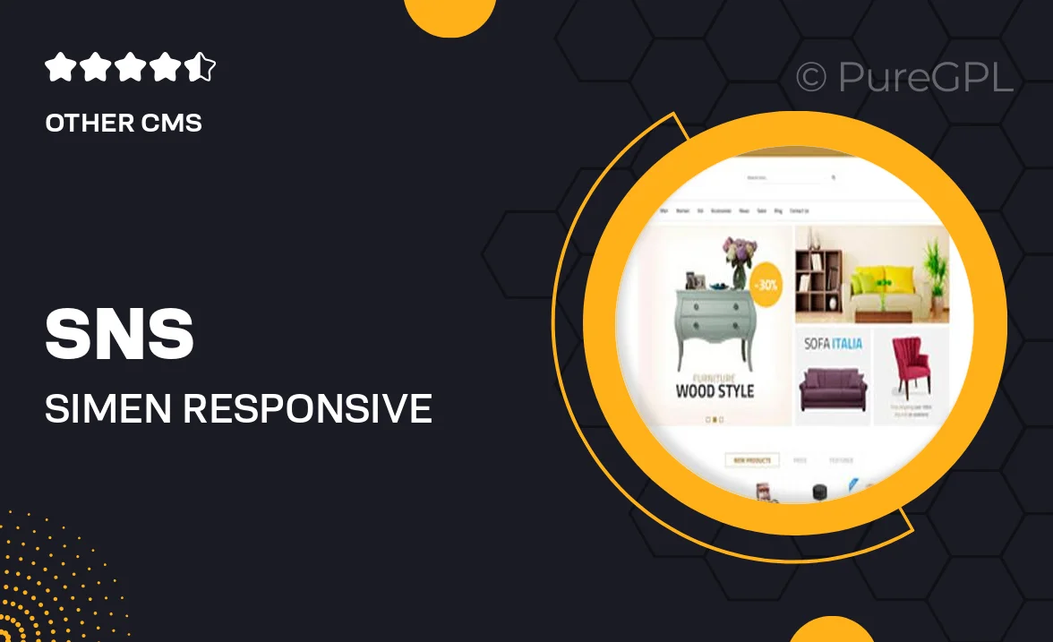 SNS Simen – Responsive Magento Theme