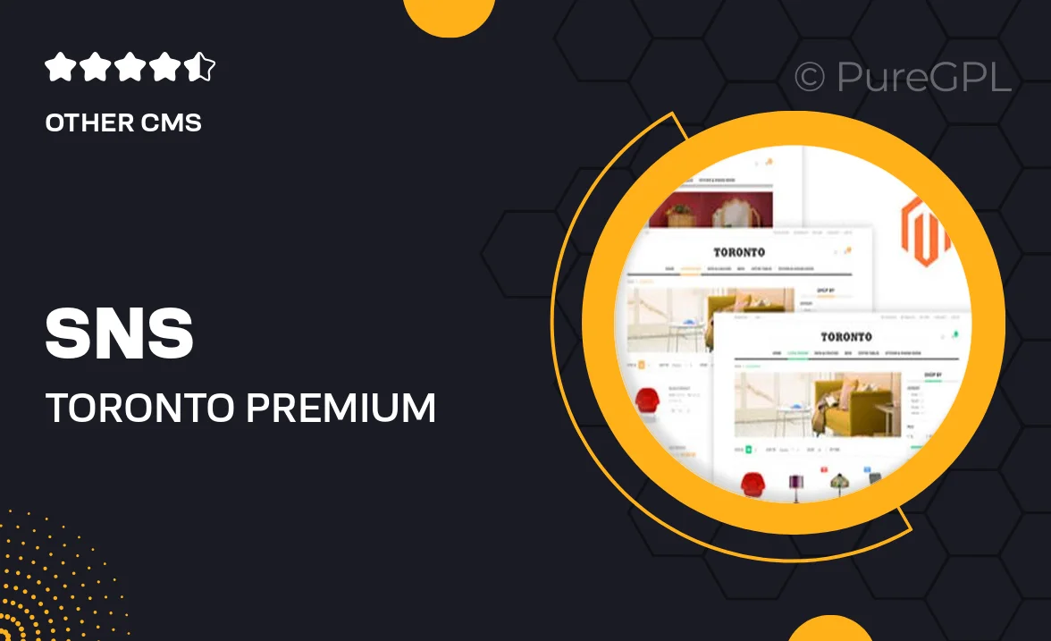 SNS Toronto – Premium Responsive Magento Theme