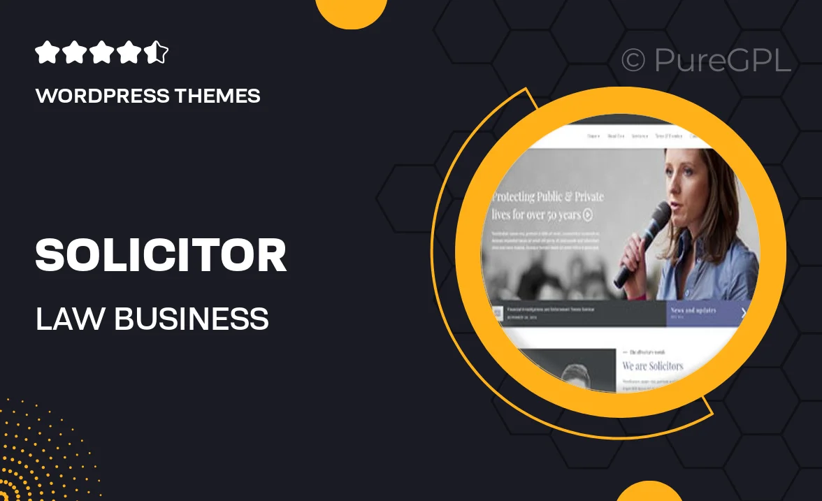 Solicitor – Law Business Responsive WordPress Theme