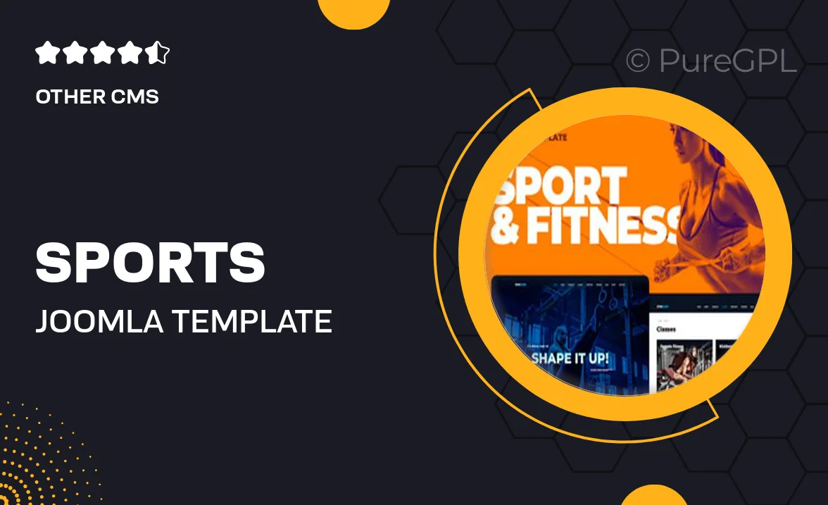 Sports Joomla Template GymGain