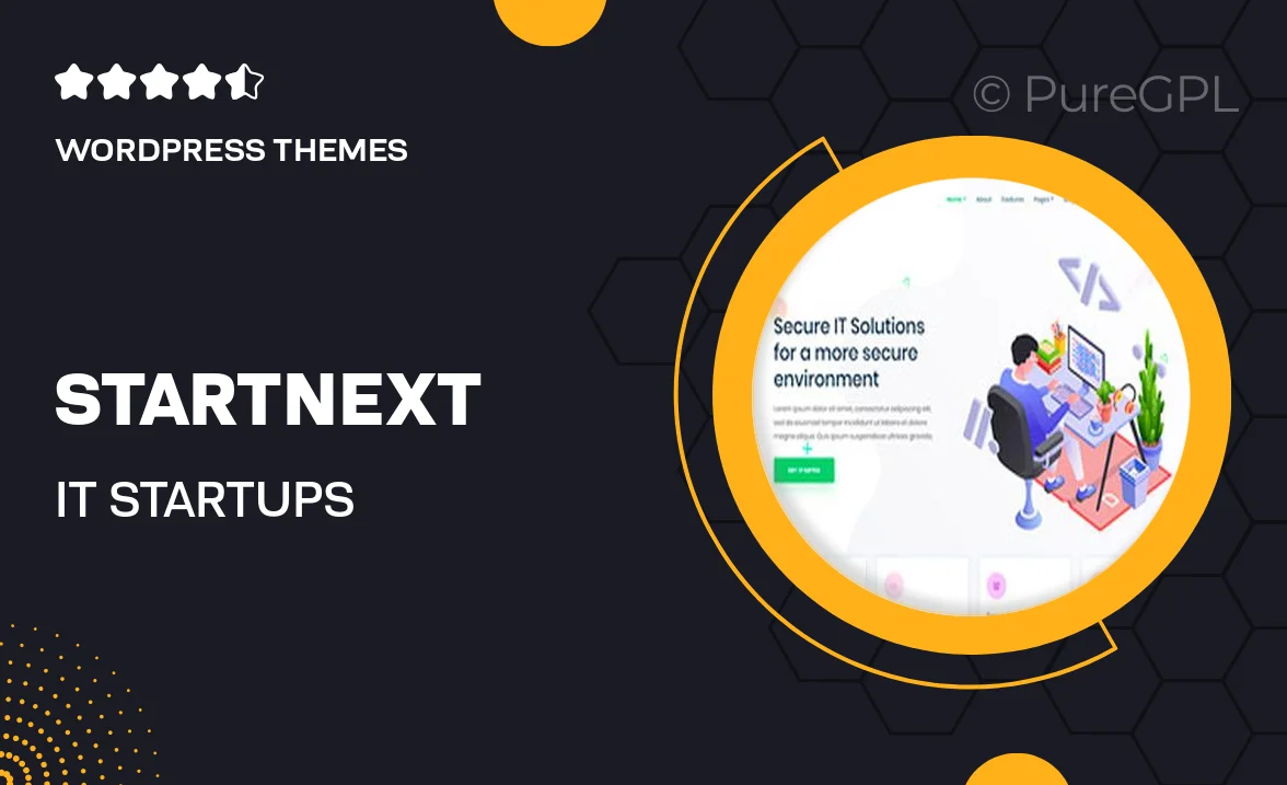 StartNext – IT Startups WordPress Theme