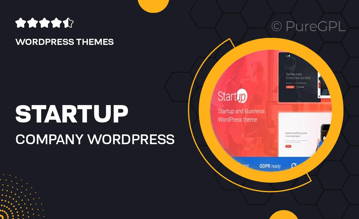 Startup Company – WordPress Theme for Business & Technology