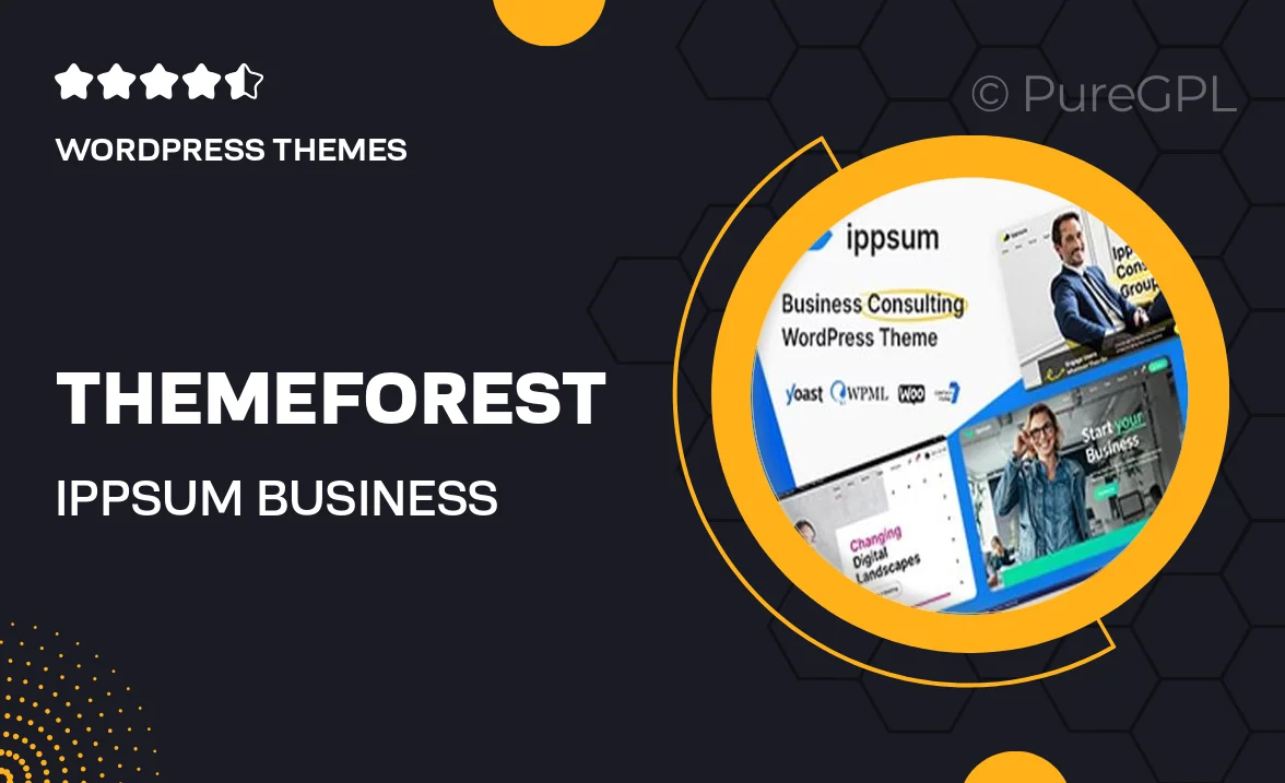 Themeforest | Ippsum – Business Consulting