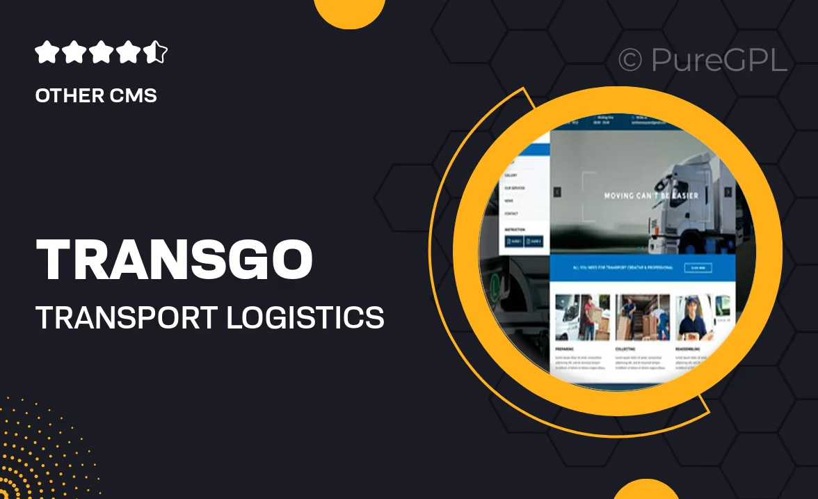 TransGo – Transport & Logistics Joomla Template