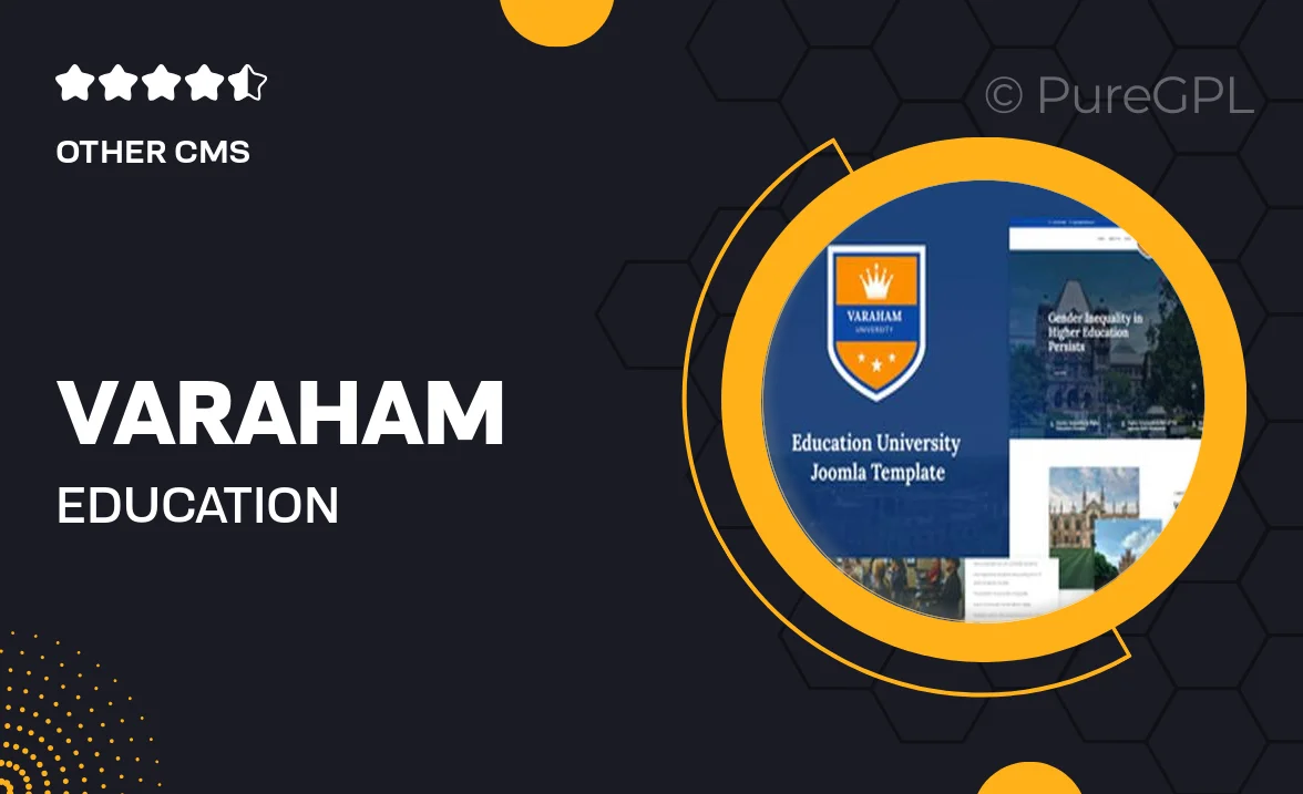 Varaham – Education University Joomla Template