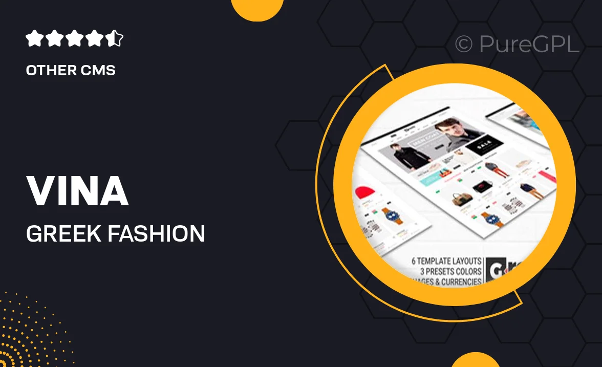 Vina Greek – Fashion VirtueMart 3 Joomla Template