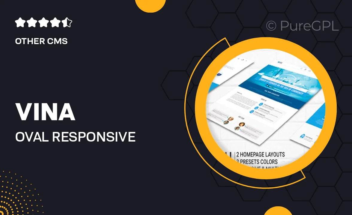 Vina Oval – Responsive Joomla 3 One Page Template