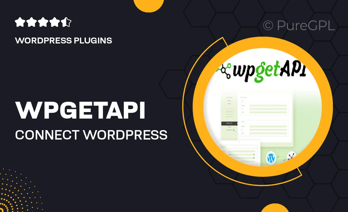 WPGetAPI | Connect WordPress to External API’s