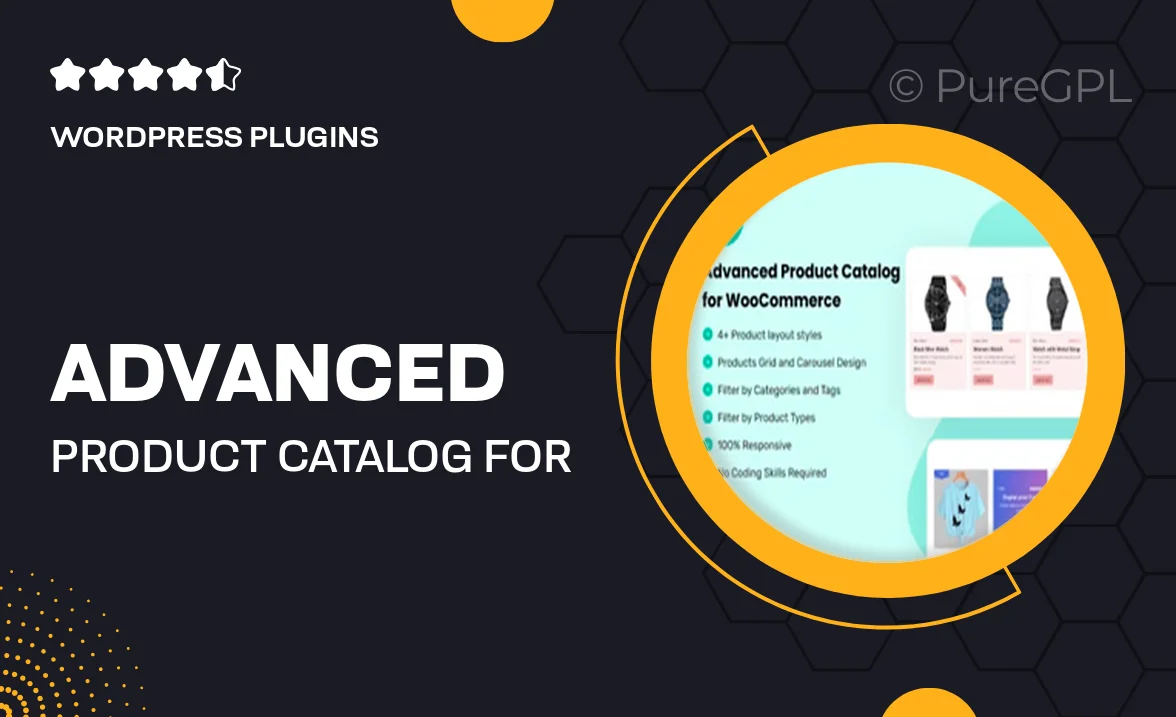 Advanced Product Catalog for WooCommerce