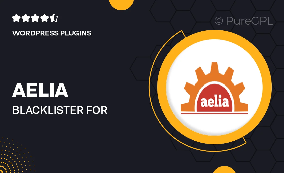 Aelia | Blacklister for WooCommerce