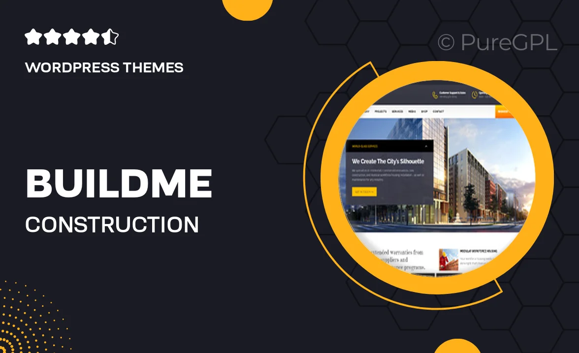 BuildMe – Construction & Architectural WP Theme