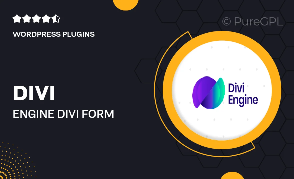 Divi Engine | Divi Form Builder