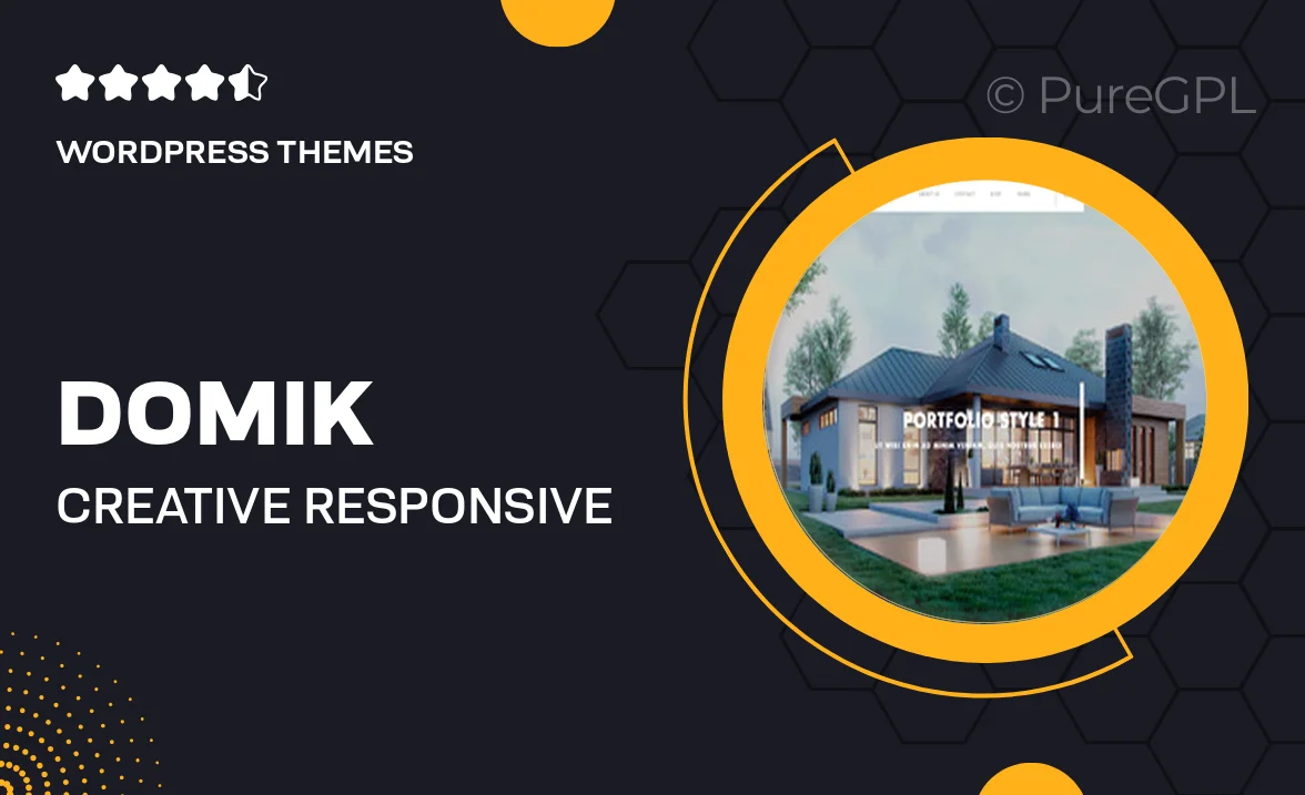 Domik – Creative Responsive Architecture WordPress Theme